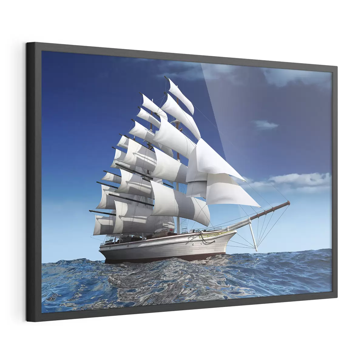 Poster Una nave maestosa che naviga in mare aperto f18347