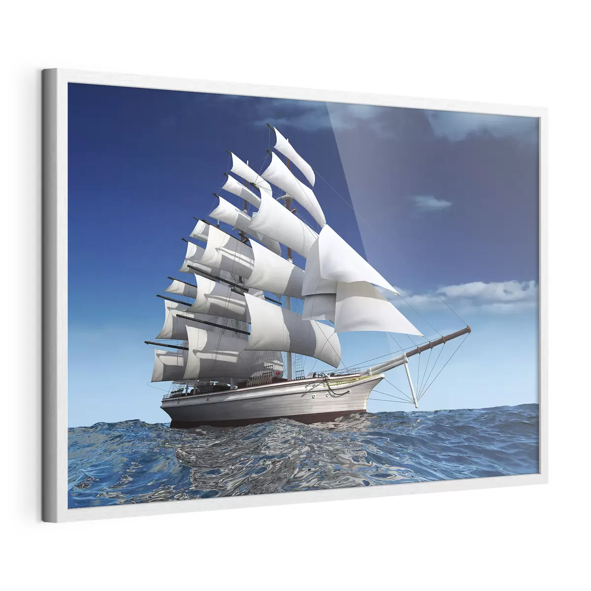 Poster Una nave maestosa che naviga in mare aperto f18347