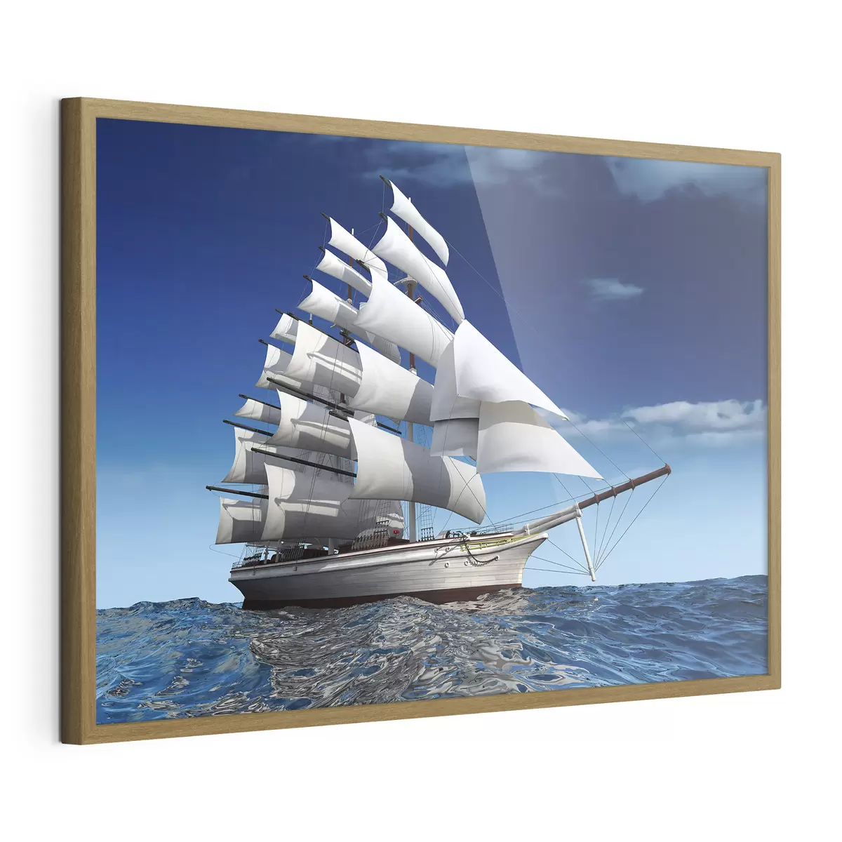 Poster Una nave maestosa che naviga in mare aperto f18347