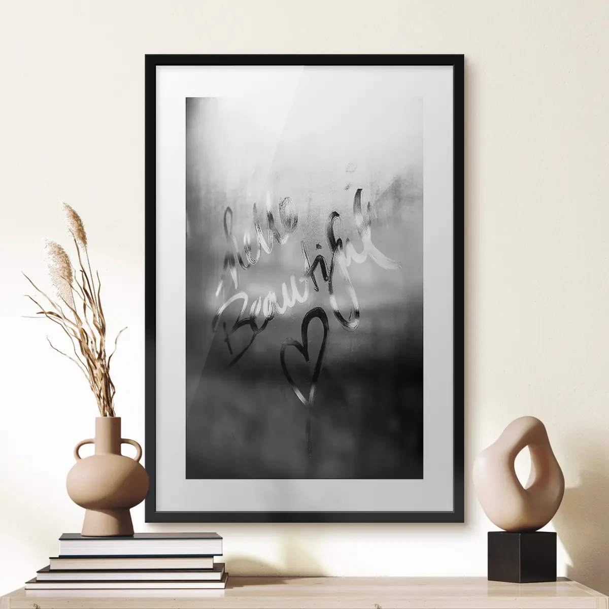 Poster Ciao bella con un cuore f21487