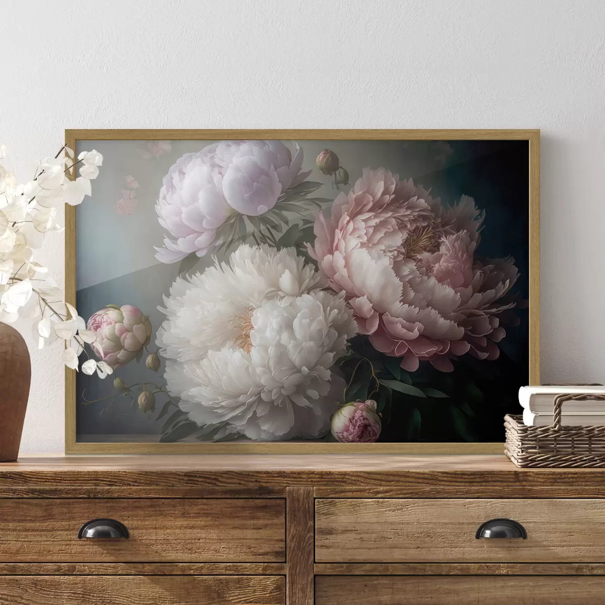 Poster Bellissimi fiori dalle tonalità tenui f33097