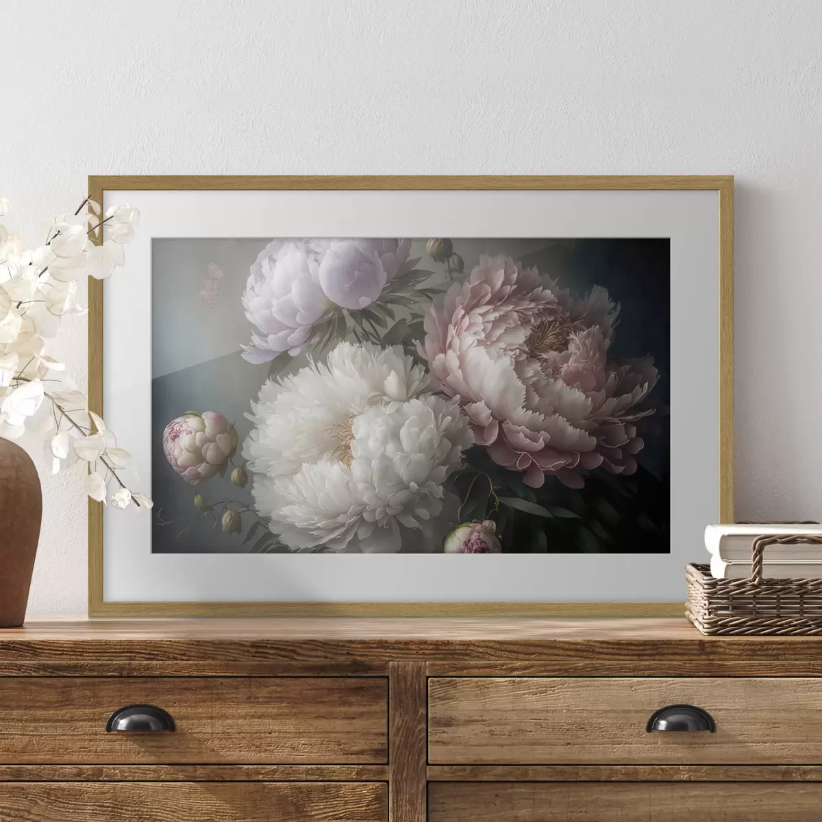 Poster Bellissimi fiori dalle tonalità tenui f33097