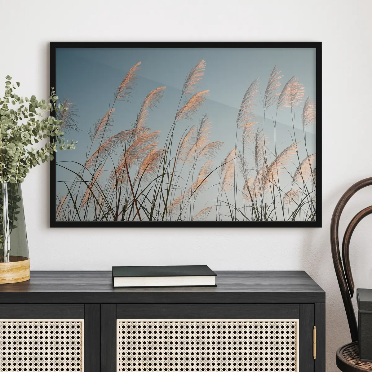 Poster Una leggera brezza tra le erbe alte f33593