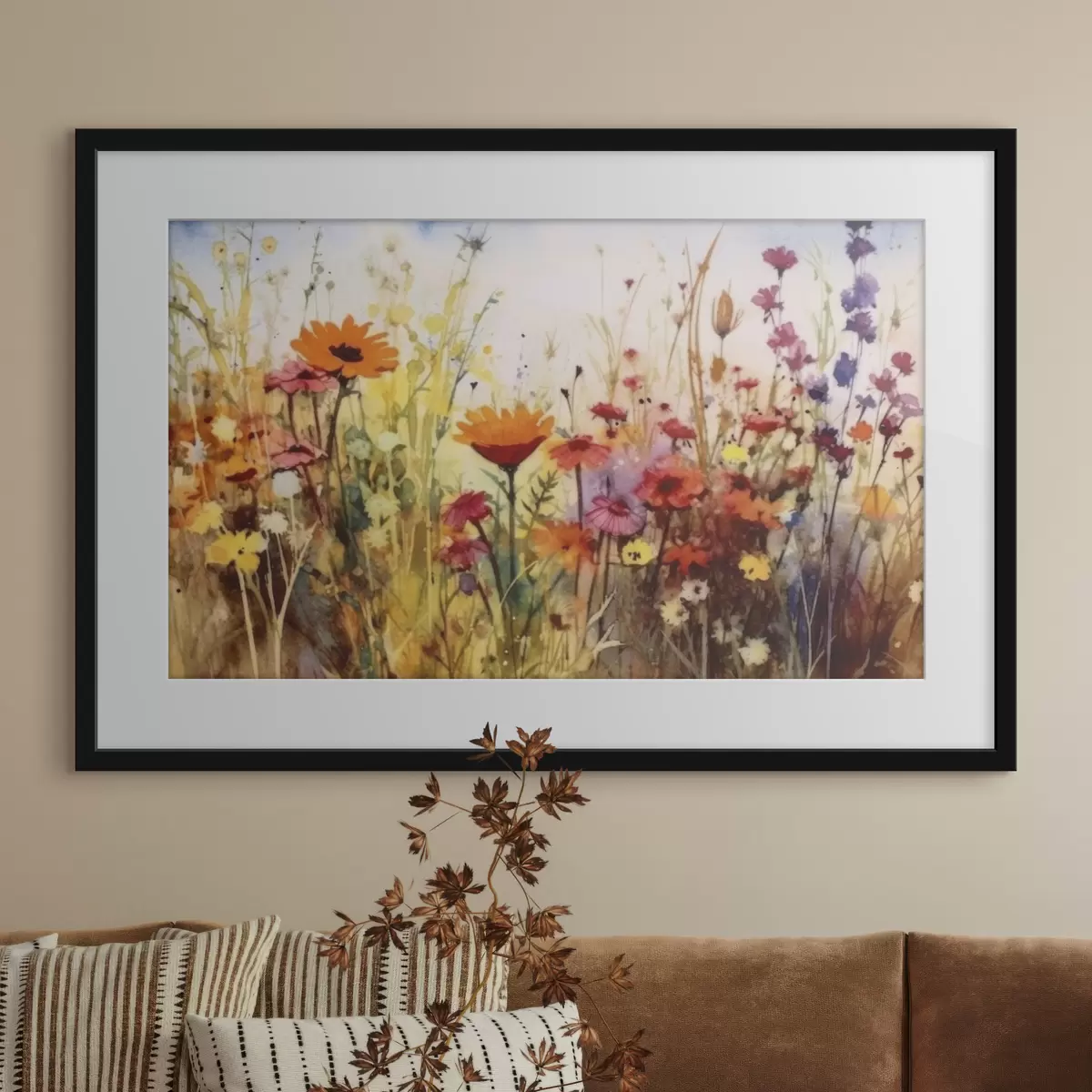 Poster Fiori e volo f33666