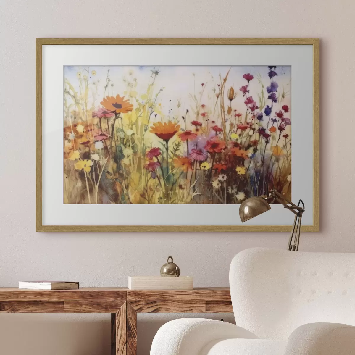Poster Fiori e volo f33666