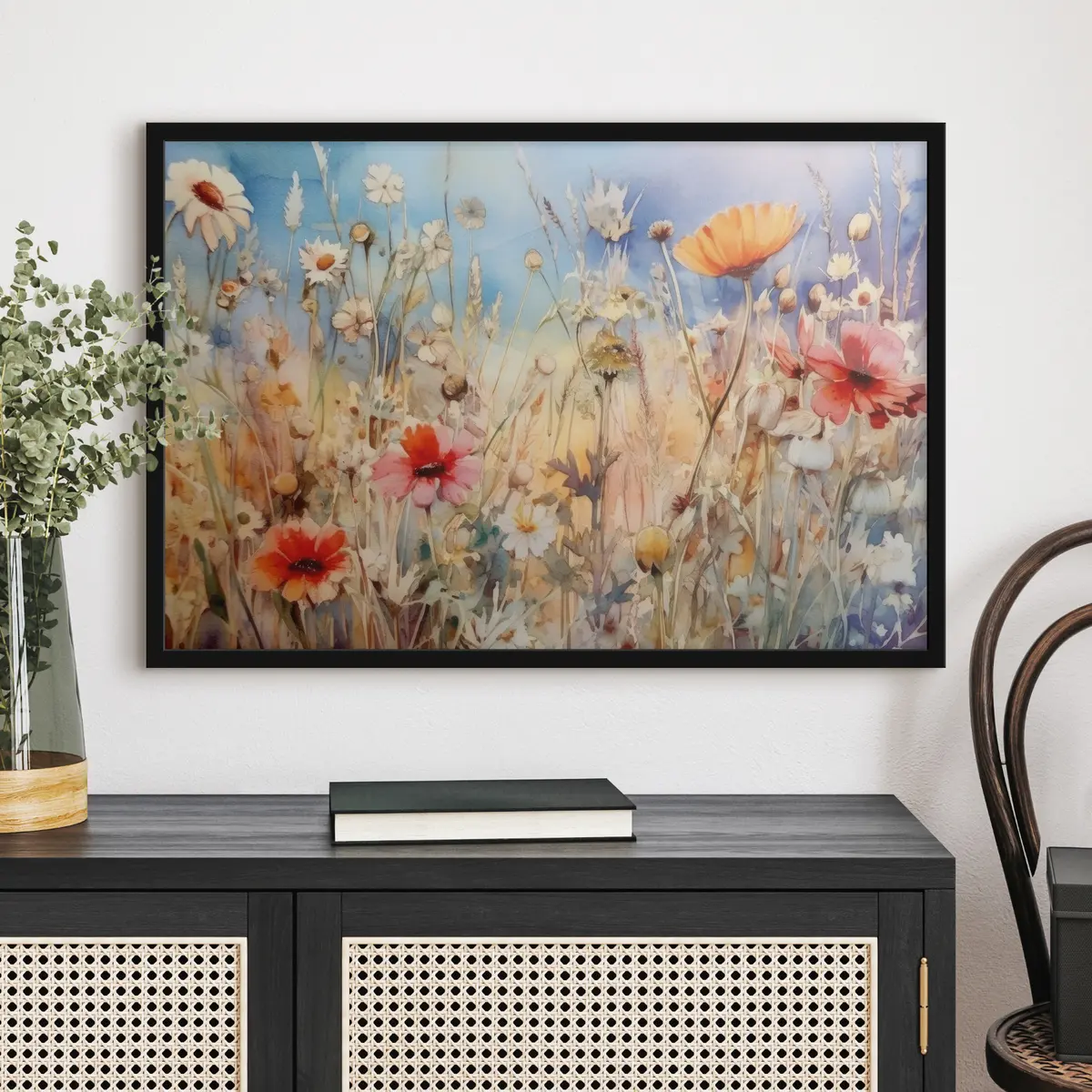 Poster Fiori di campo vibranti alla luce del sole f33669