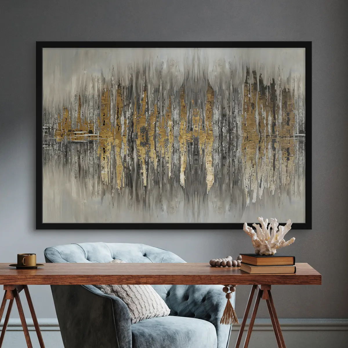 Poster Riflessi di un paesaggio muto f33724