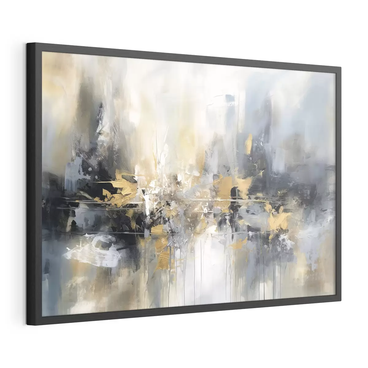 Poster Città in blu e ocra f34183