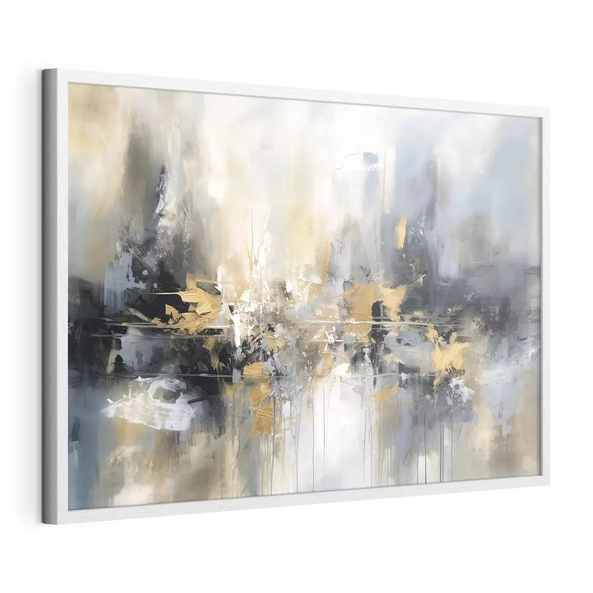 Poster Città in blu e ocra f34183