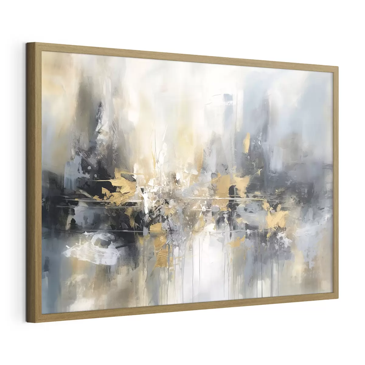 Poster Città in blu e ocra f34183