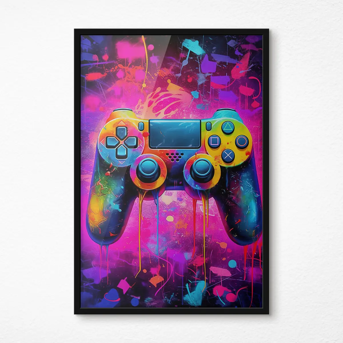 Poster Controllore vibrante in colori astratti f34262