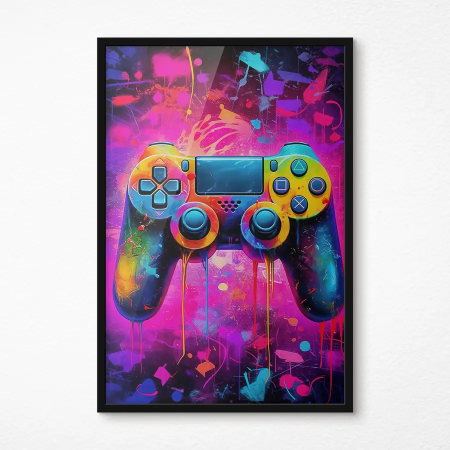 carta da parati Controllore vibrante in colori astratti nr. f34262