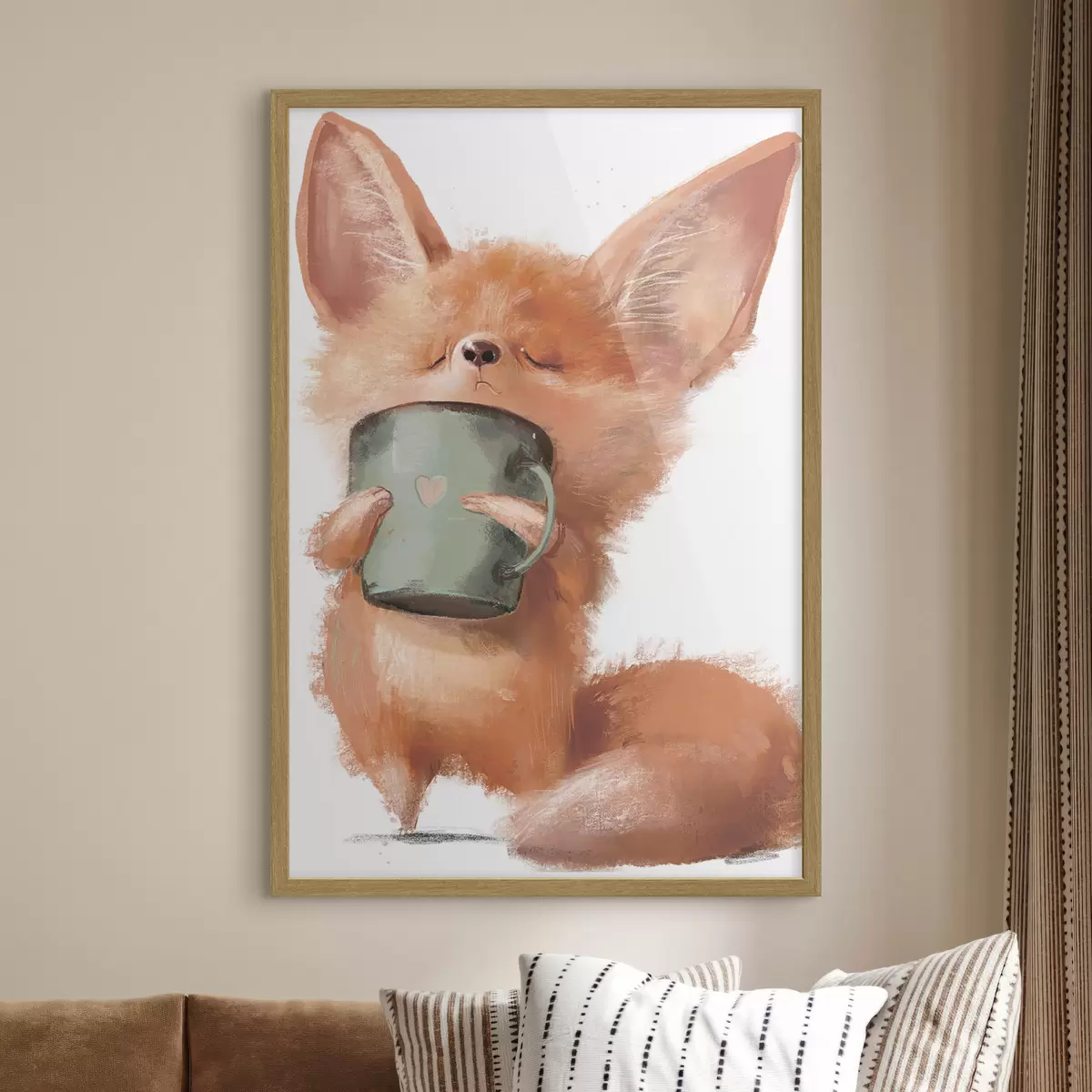 Poster Momenti di intimità con una bevanda calda f35008