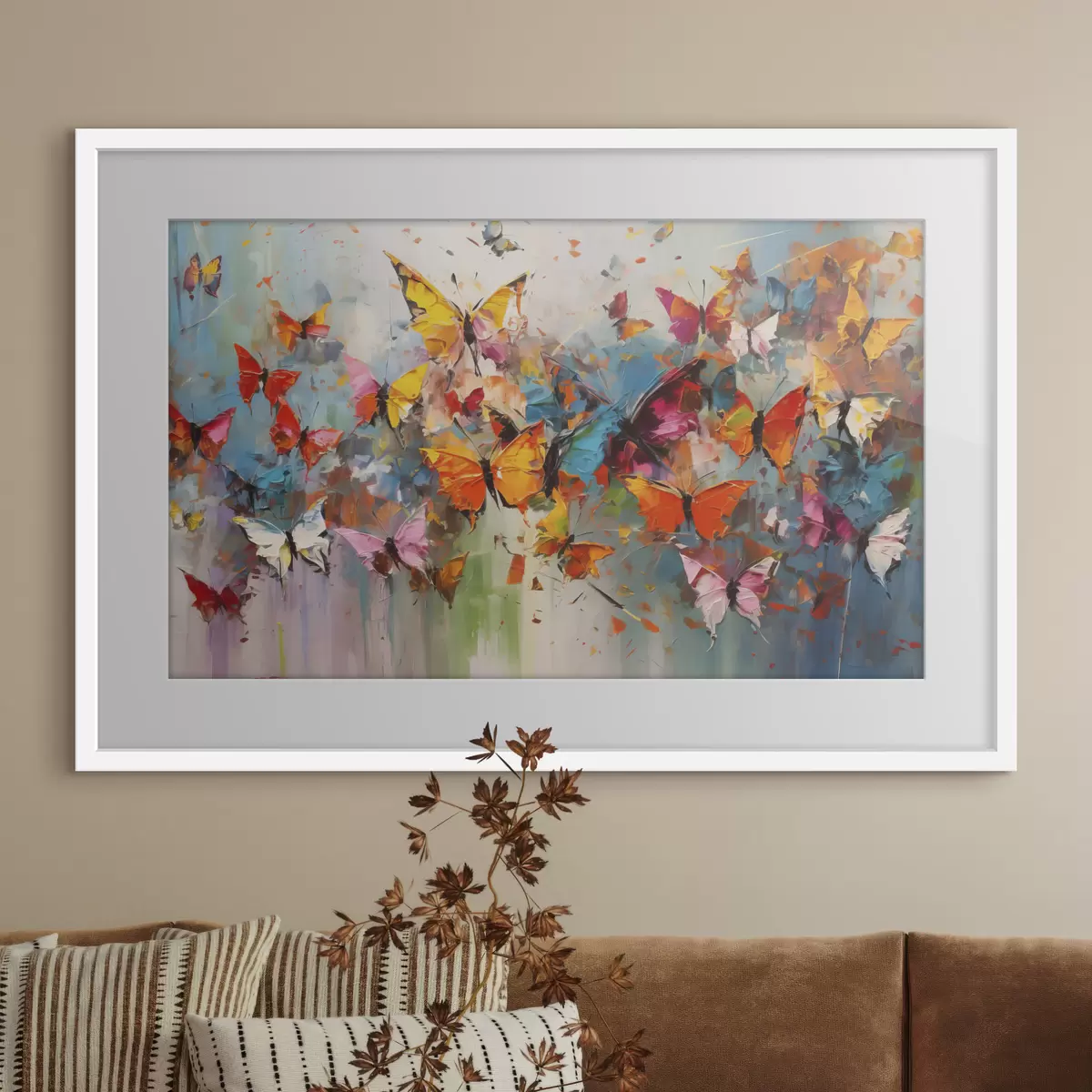 Poster Coriandoli di farfalle f35376