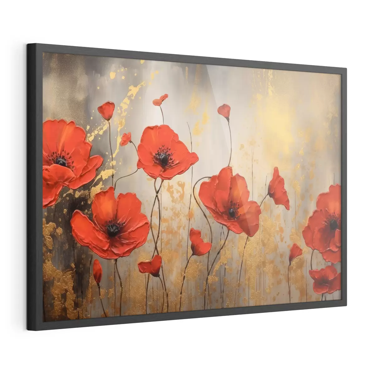 Poster Papaveri vibranti in fiore artistico f35515