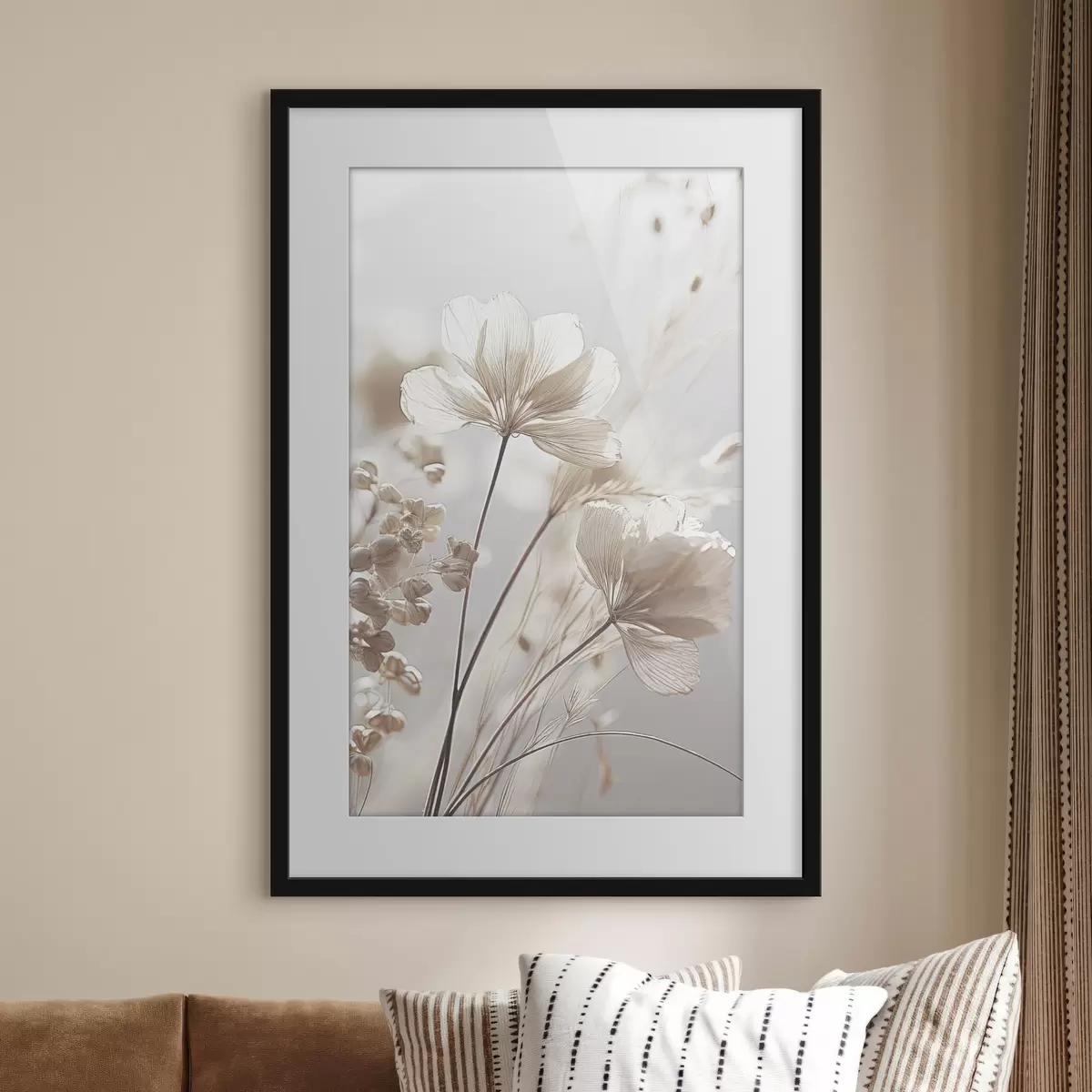 Poster Delicate fioriture in una luce soffusa f35603