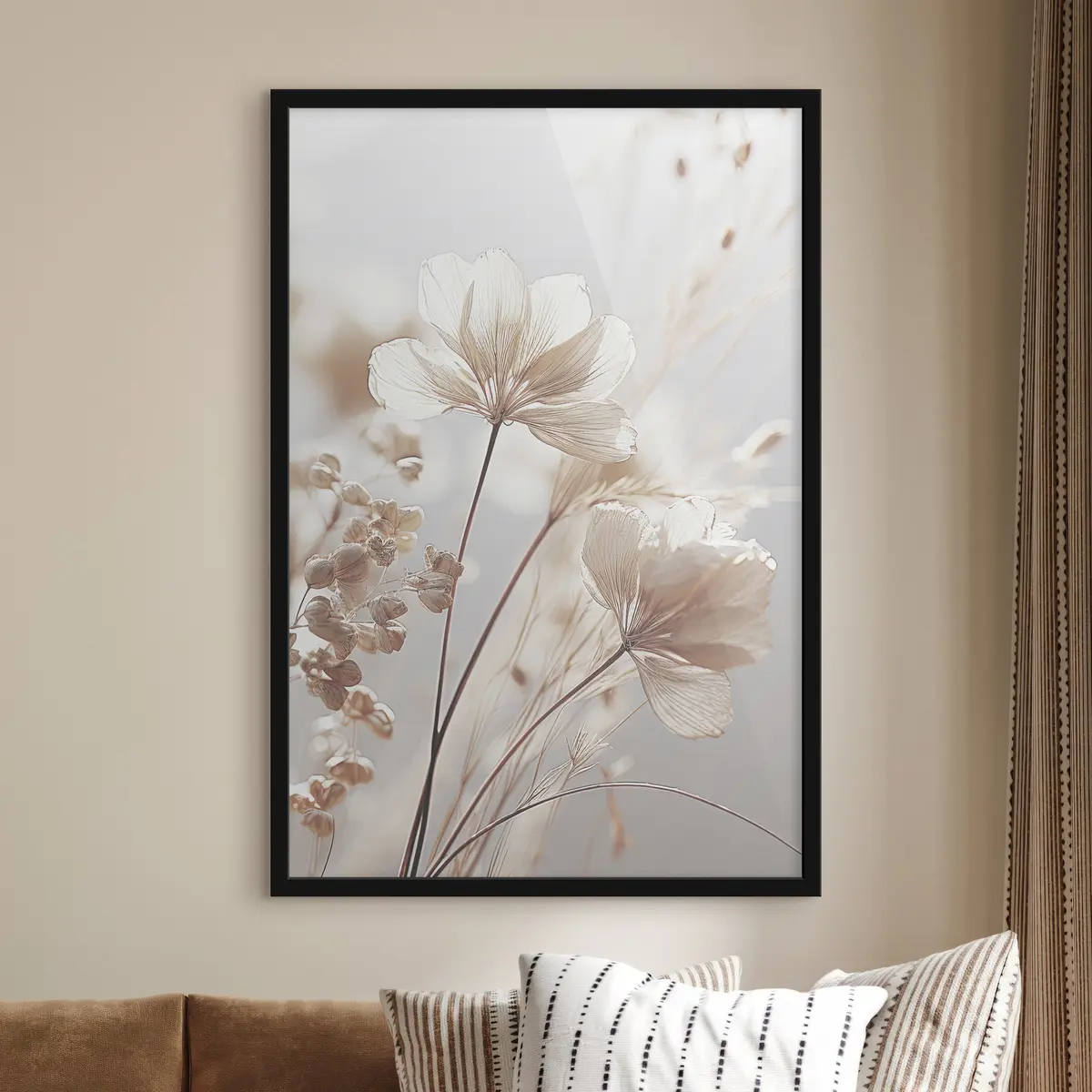 Poster Delicate fioriture in una luce soffusa f35603