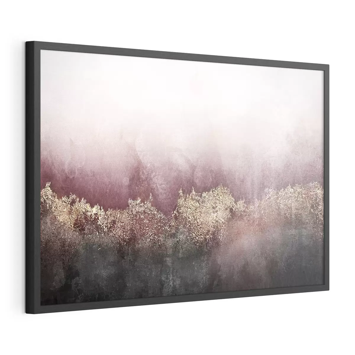 Poster Astrattismo nei colori bordeaux e nero f35844
