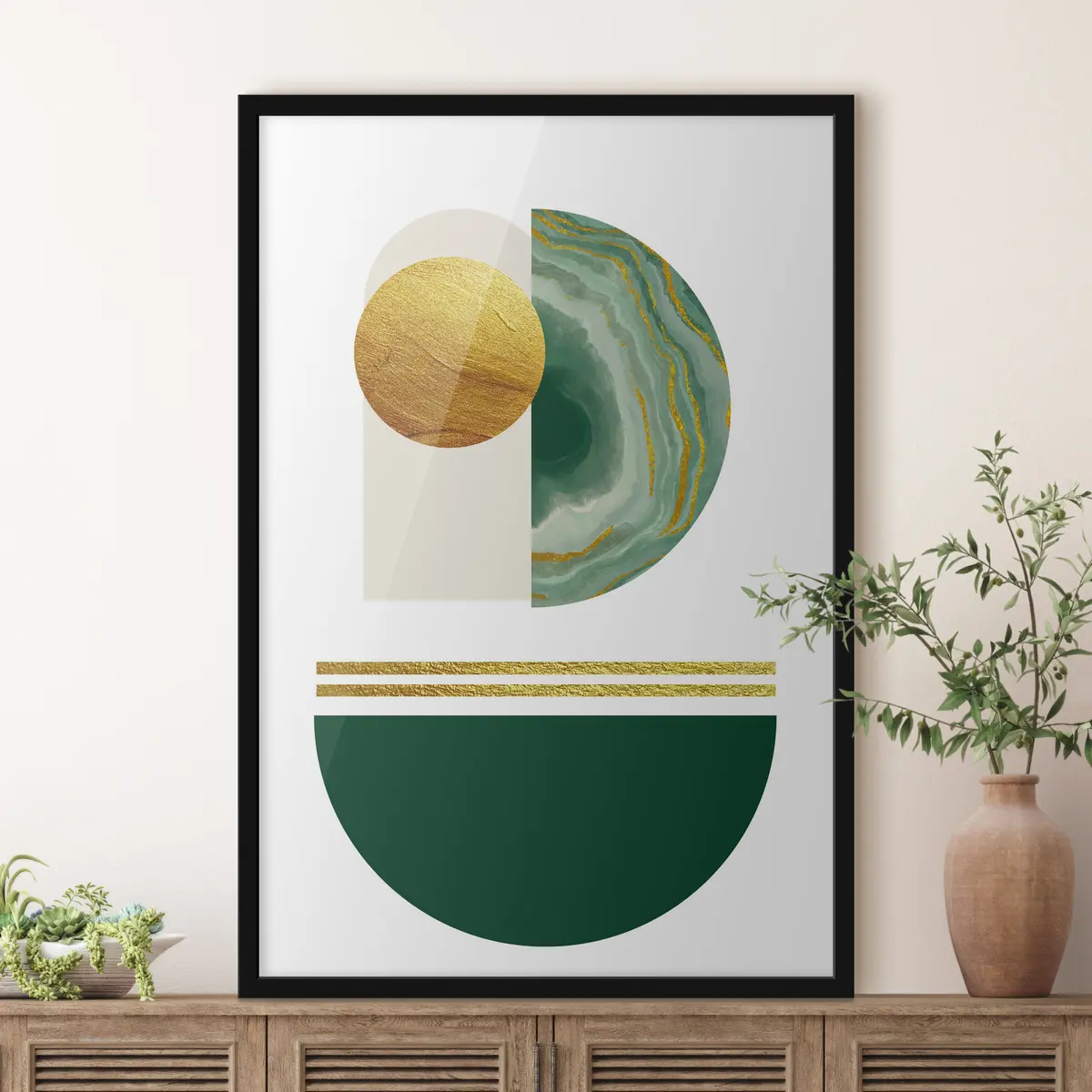 Poster Forme astratte in una composizione armoniosa f35986