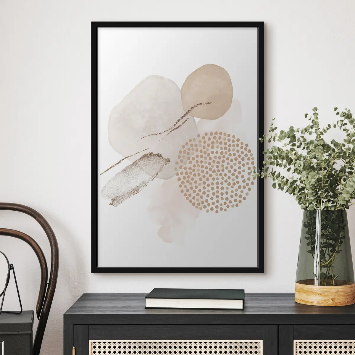 Poster Forme eleganti in tonalità tenui f35990