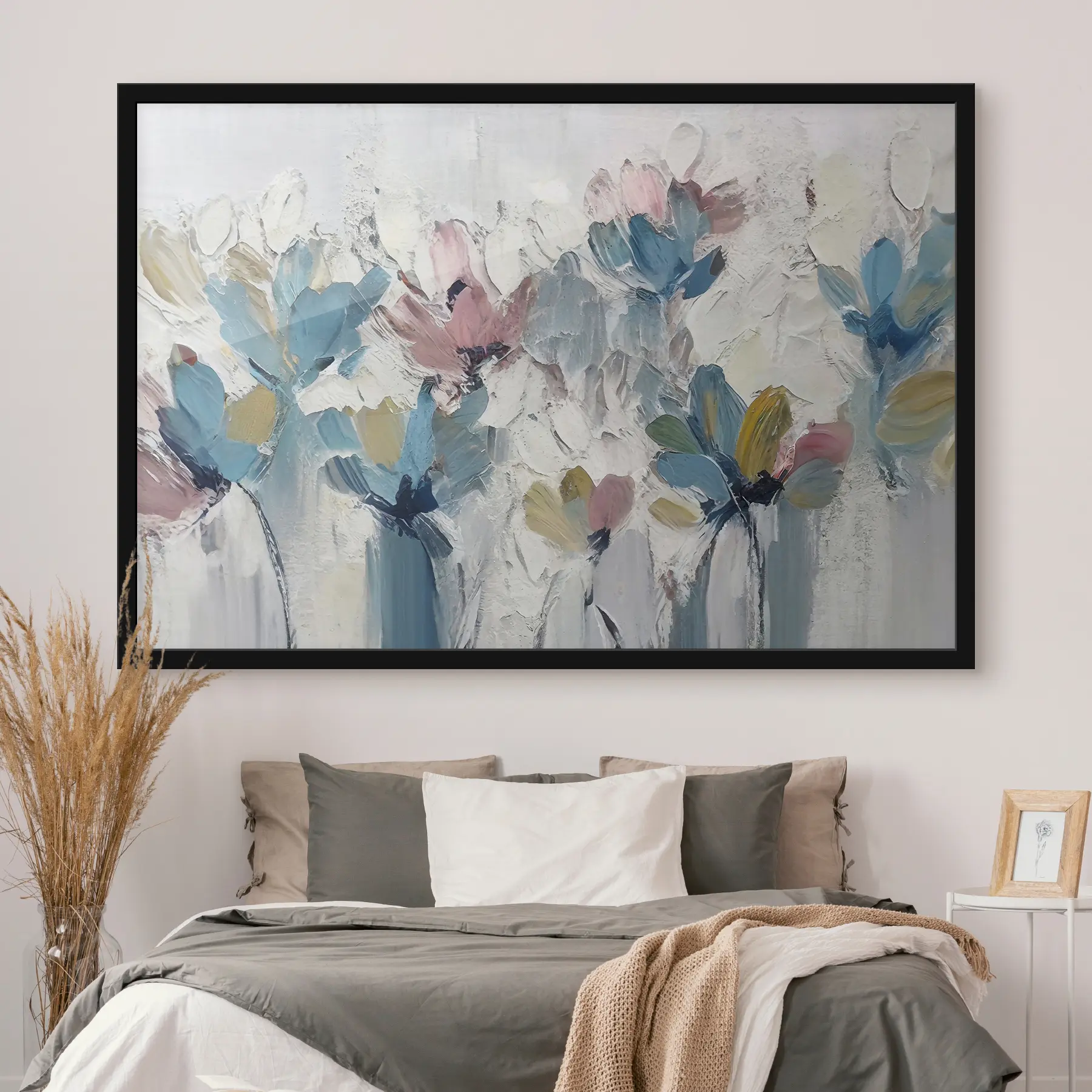 carta da parati Fiori vivaci in morbide tonalità pastello nr. f36195