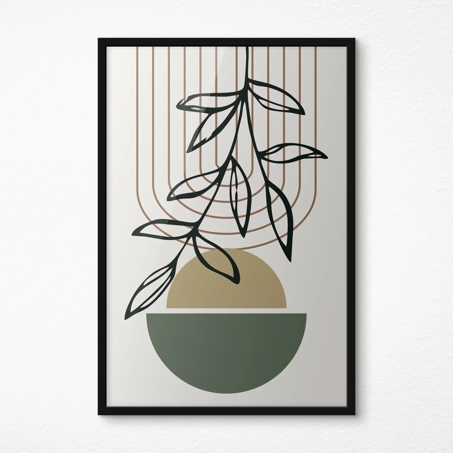 carta da parati Design artistico astratto ispirato alla natura nr. f36188