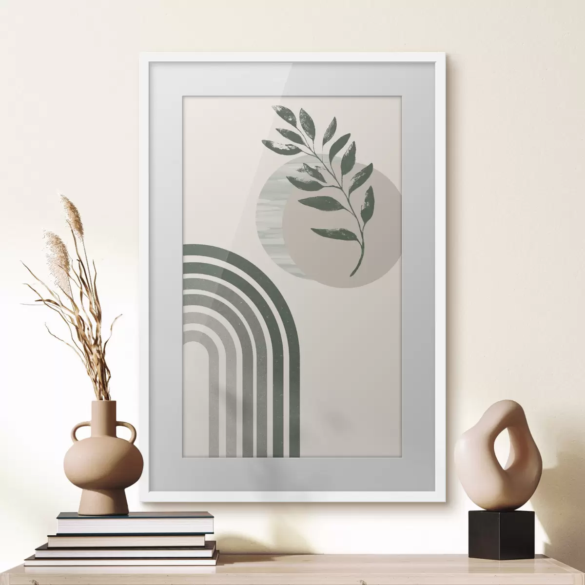 Poster Arco verde e rametto f36176