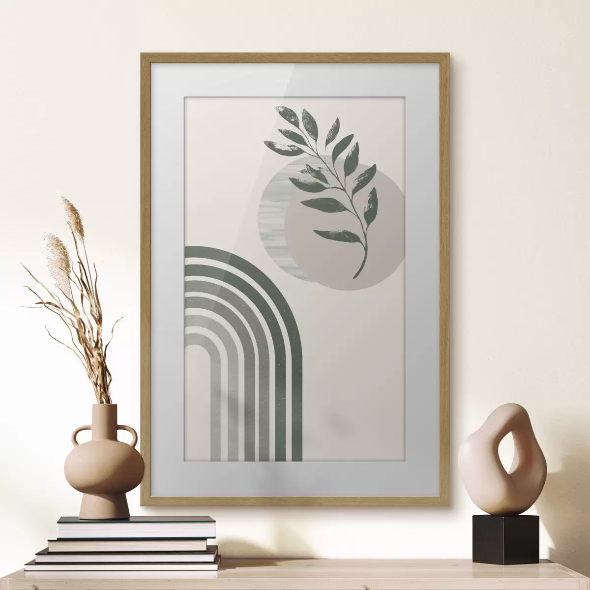 Poster Arco verde e rametto f36176