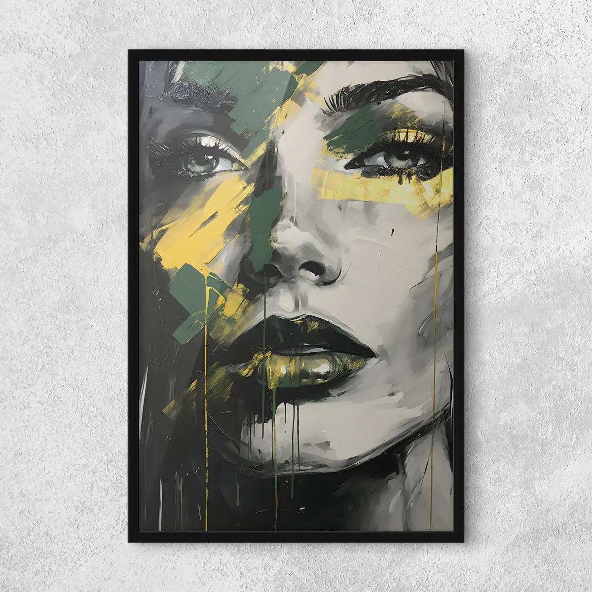 Poster Colori vivaci su un viso di grande effetto f36157