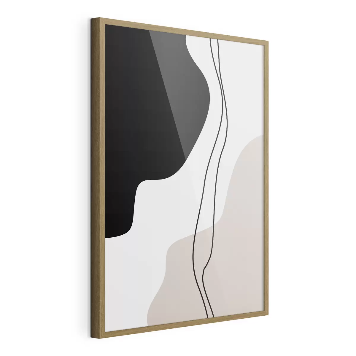 Poster Forme astratte in toni rilassanti f36156