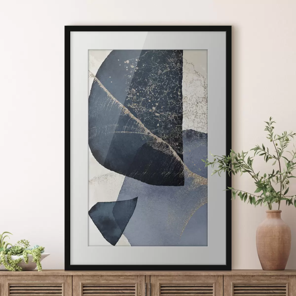 Poster Forme astratte in colori rilassanti f36151