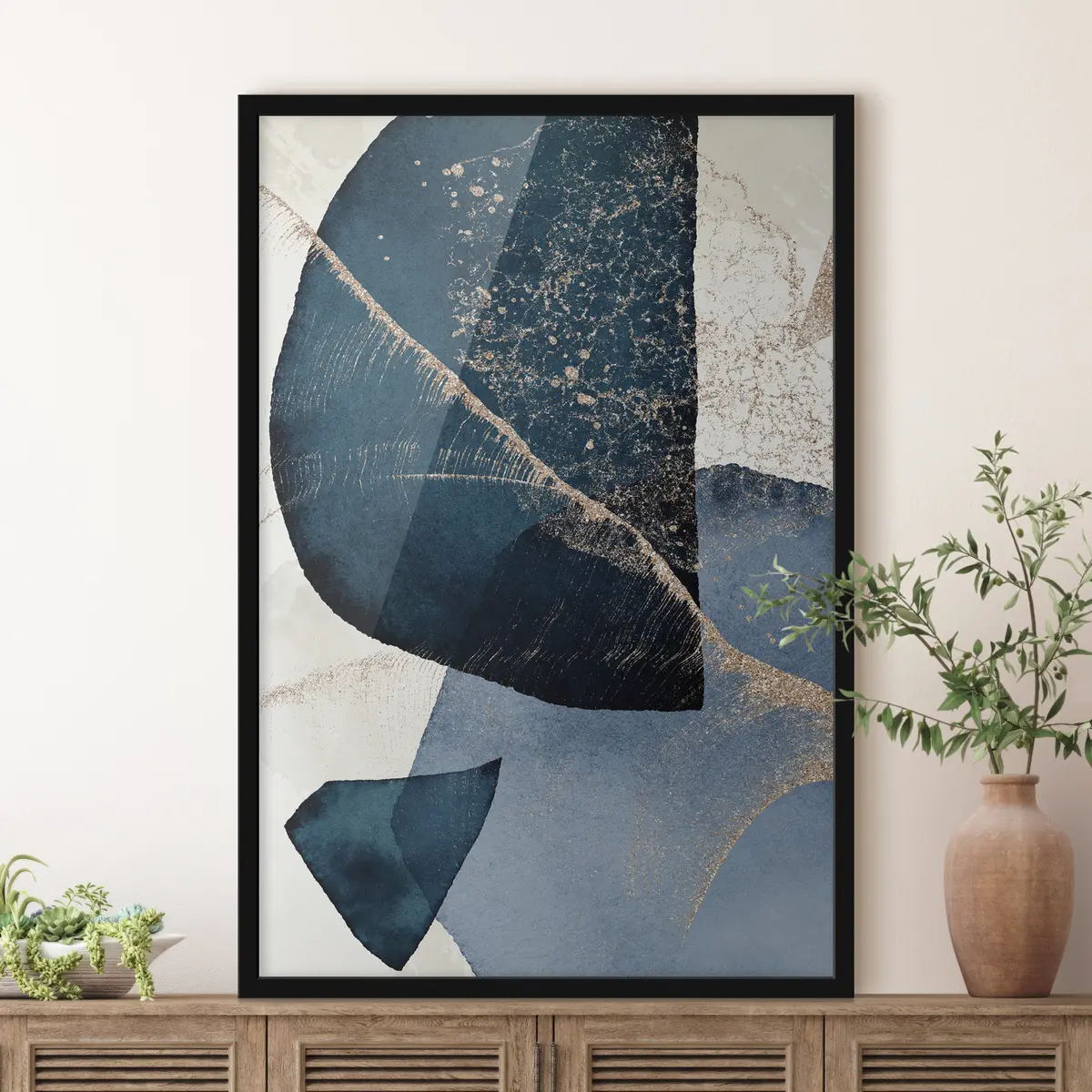 Poster Forme astratte in colori rilassanti f36151