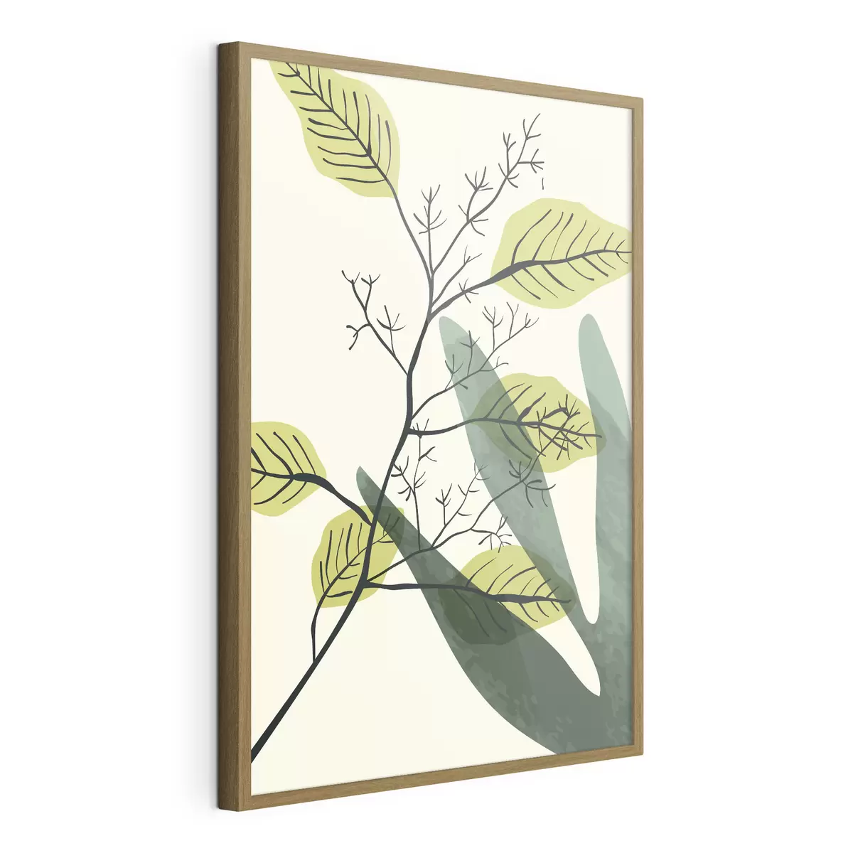 Poster Bellezza botanica in tinte tenui f36134