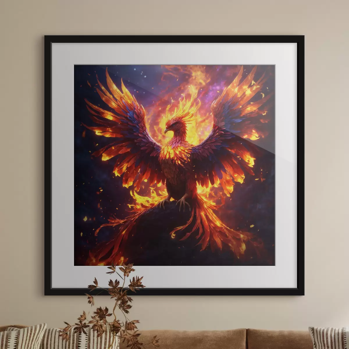 Poster Uccello di fuoco f36055
