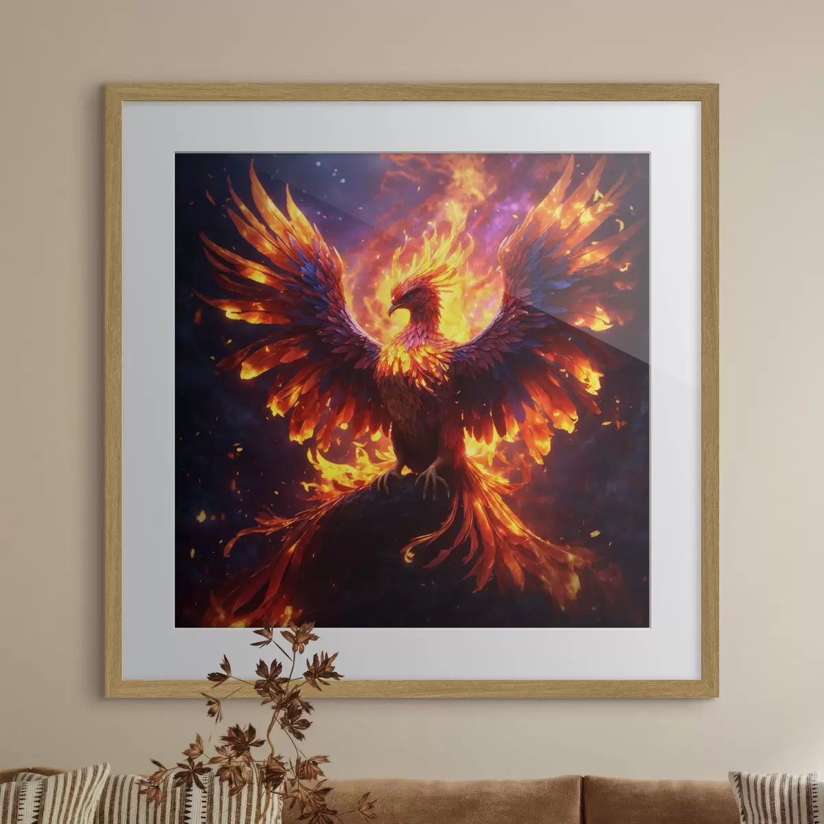 Poster Uccello di fuoco f36055
