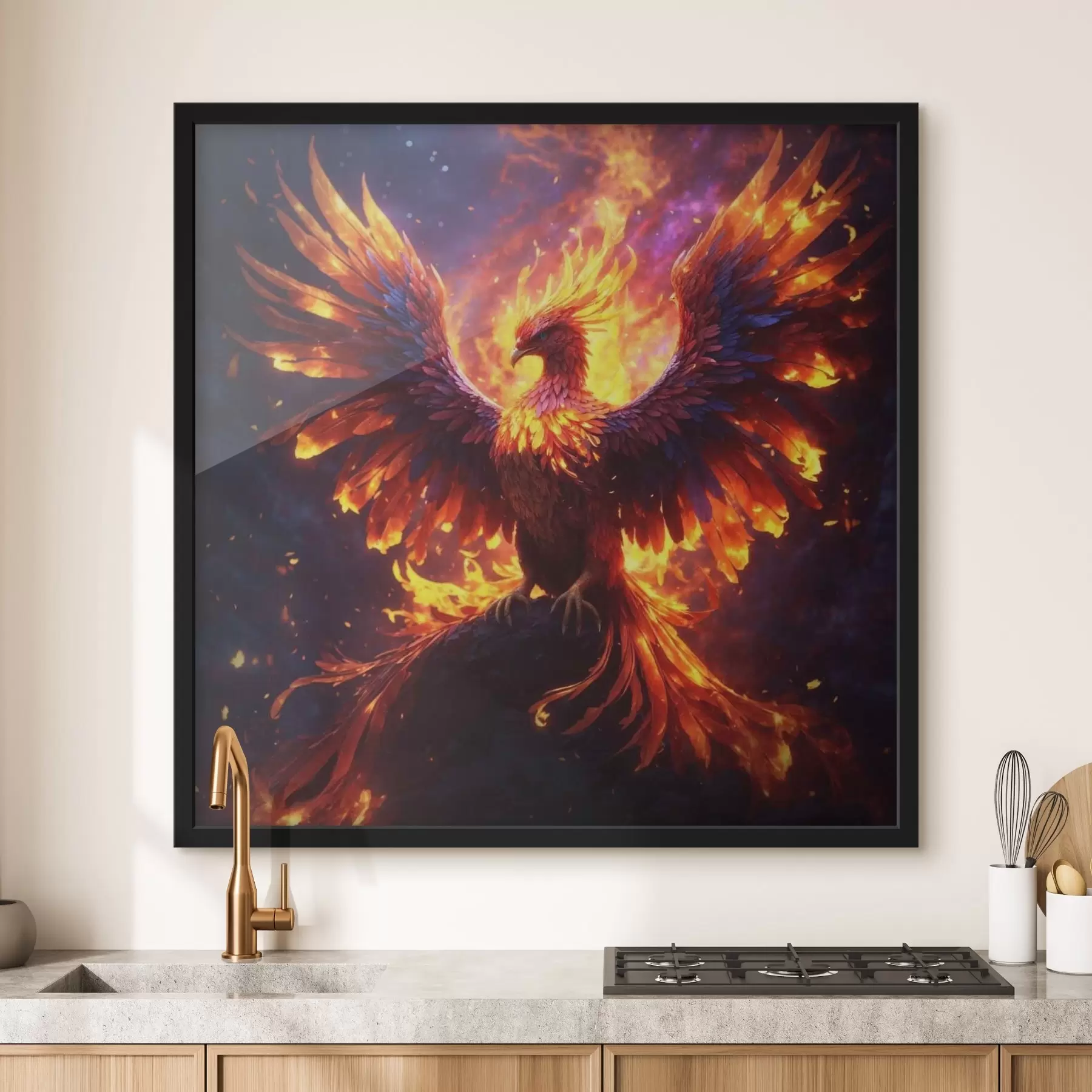 carta da parati Uccello di fuoco nr. f36055