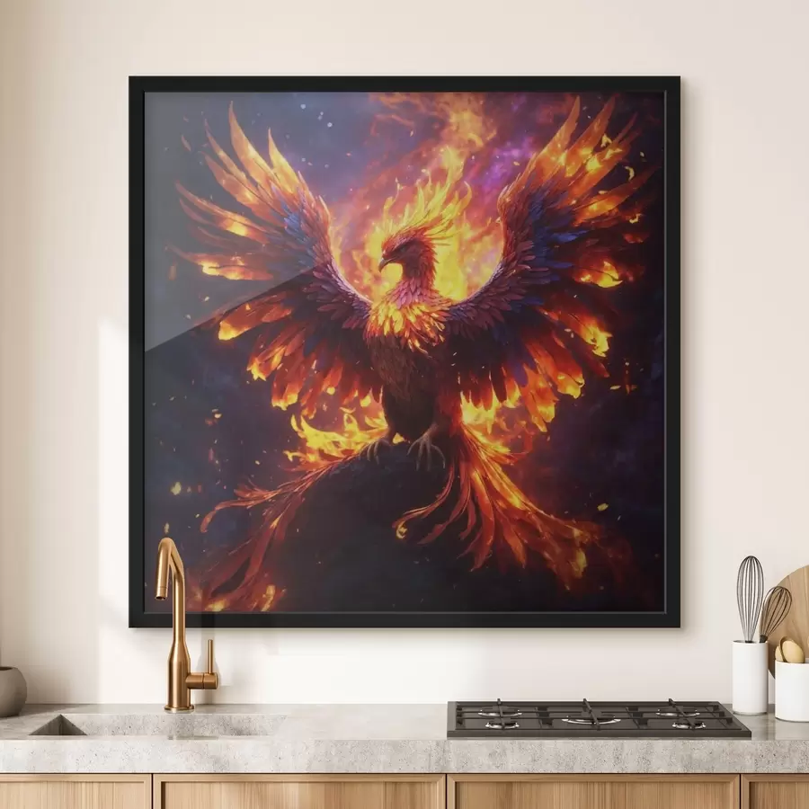 carta da parati Uccello di fuoco nr. f36055