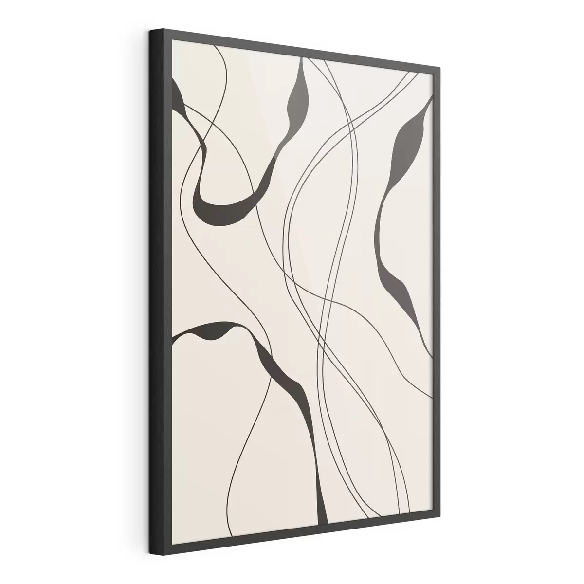 Poster Linee fluide su uno sfondo morbido f36043