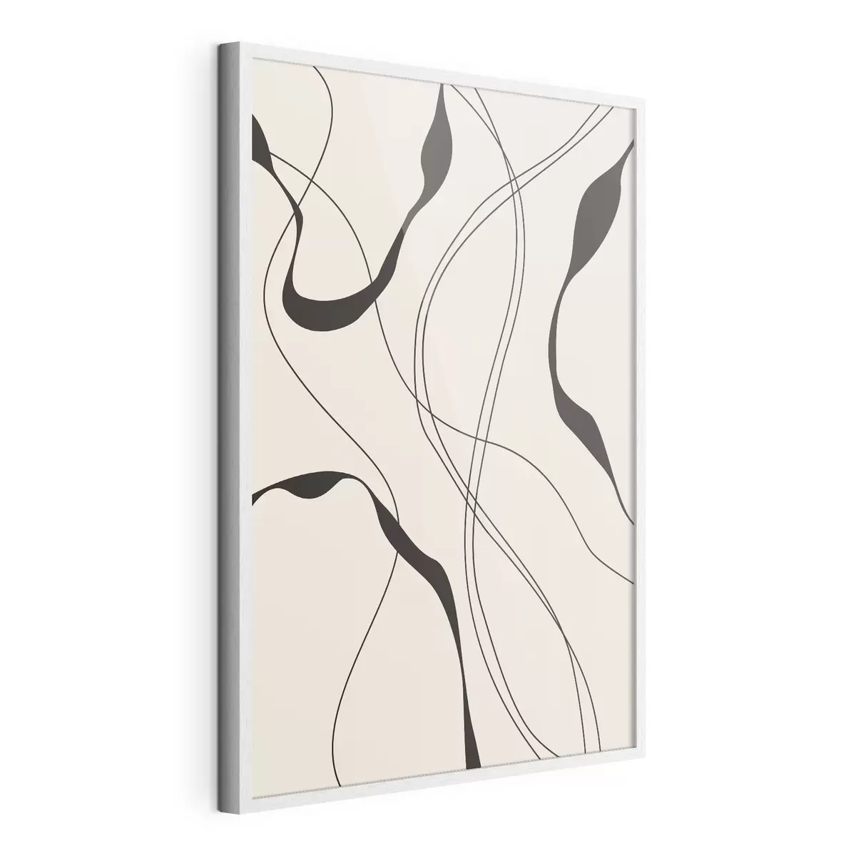Poster Linee fluide su uno sfondo morbido f36043