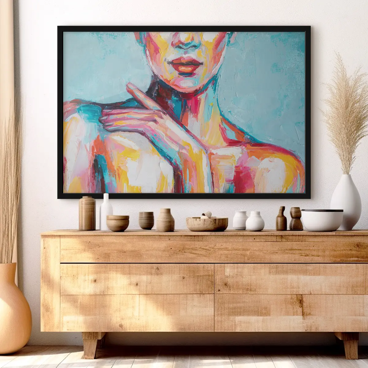 Poster Colori vibranti in una rappresentazione astratta f36033