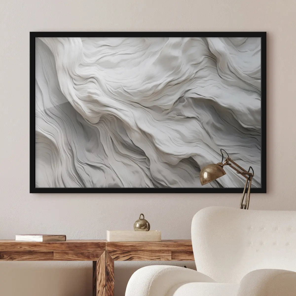 Poster Motivi strutturati in forme morbide e fluide f36032