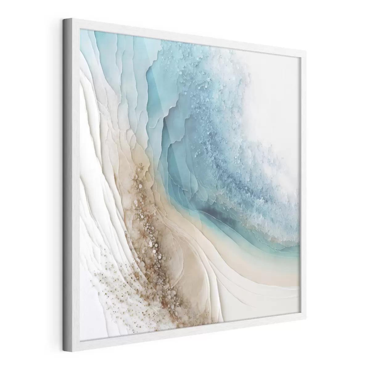 Poster Onde serene incontrano coste delicate f36029