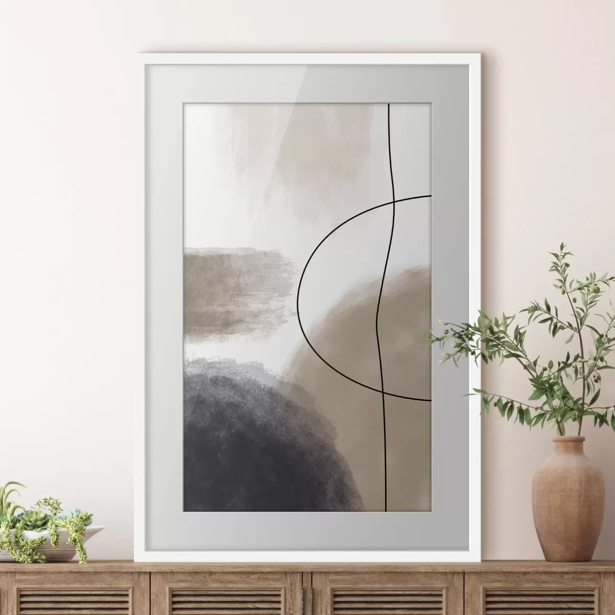 Poster Forme astratte in toni caldi f35944