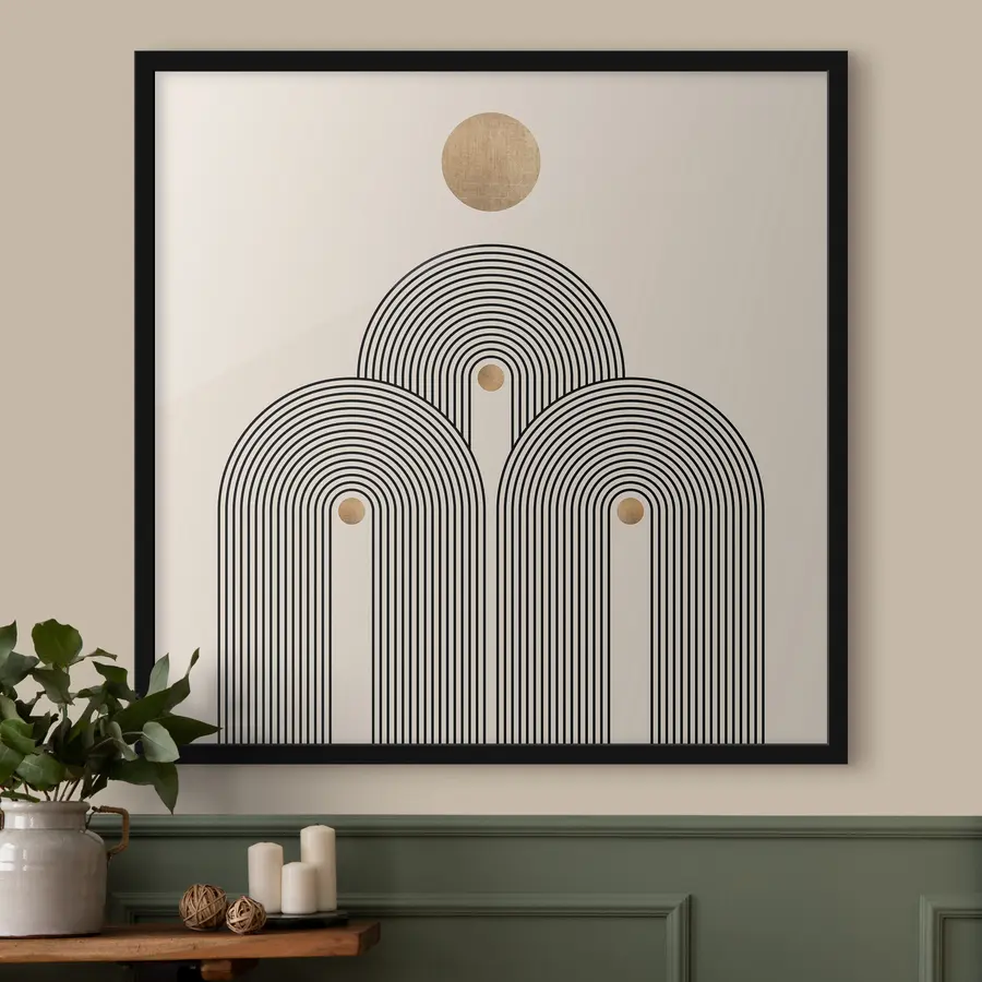 carta da parati Geometria in stile boho nr. f35929