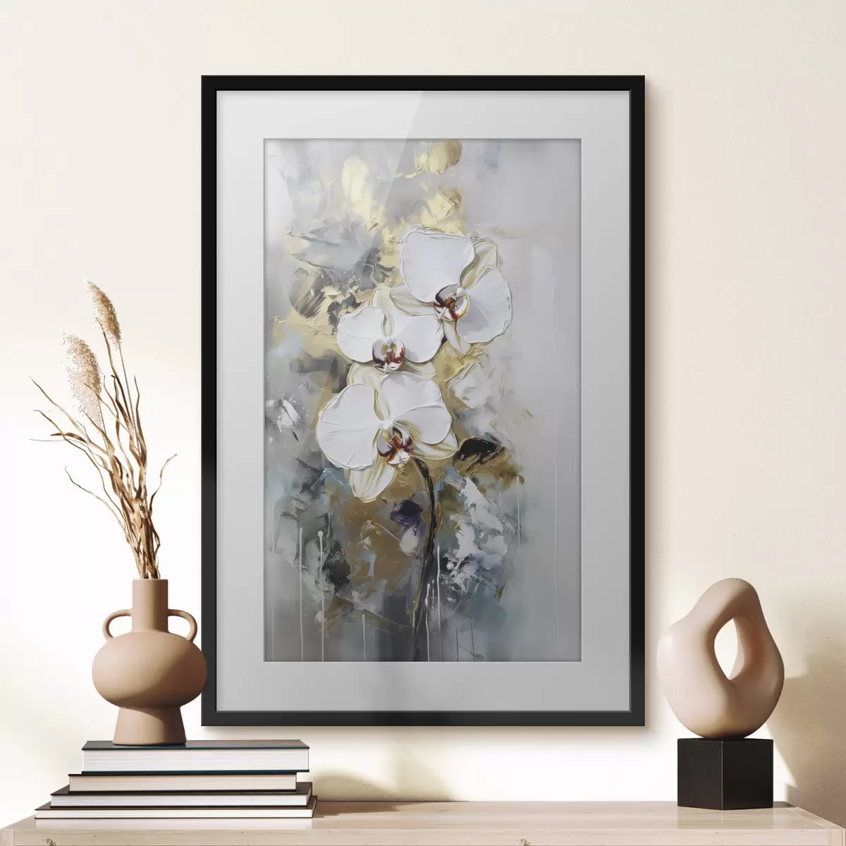 Poster Orchidee nella luce fredda f35904