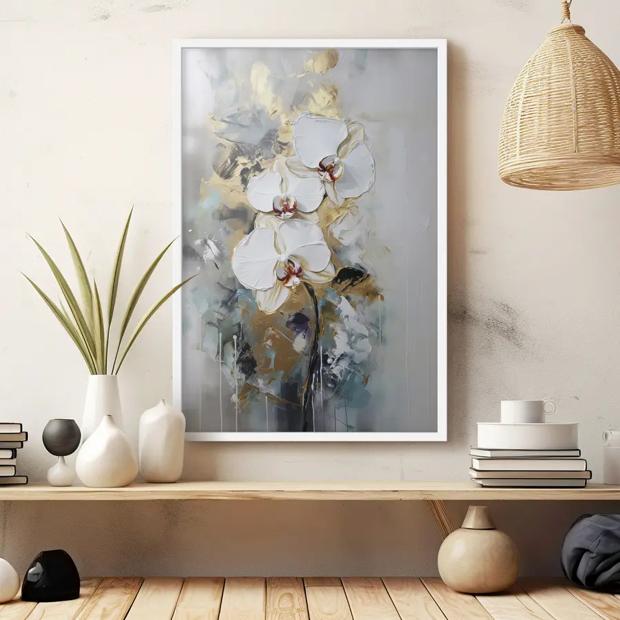 carta da parati Orchidee nella luce fredda nr. f35904