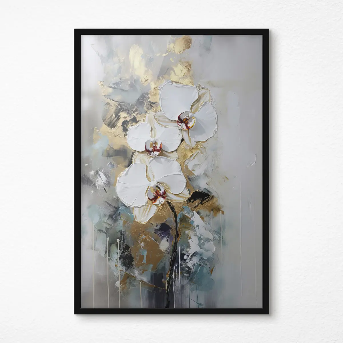 Poster Eleganti orchidee su uno sfondo morbido f35904