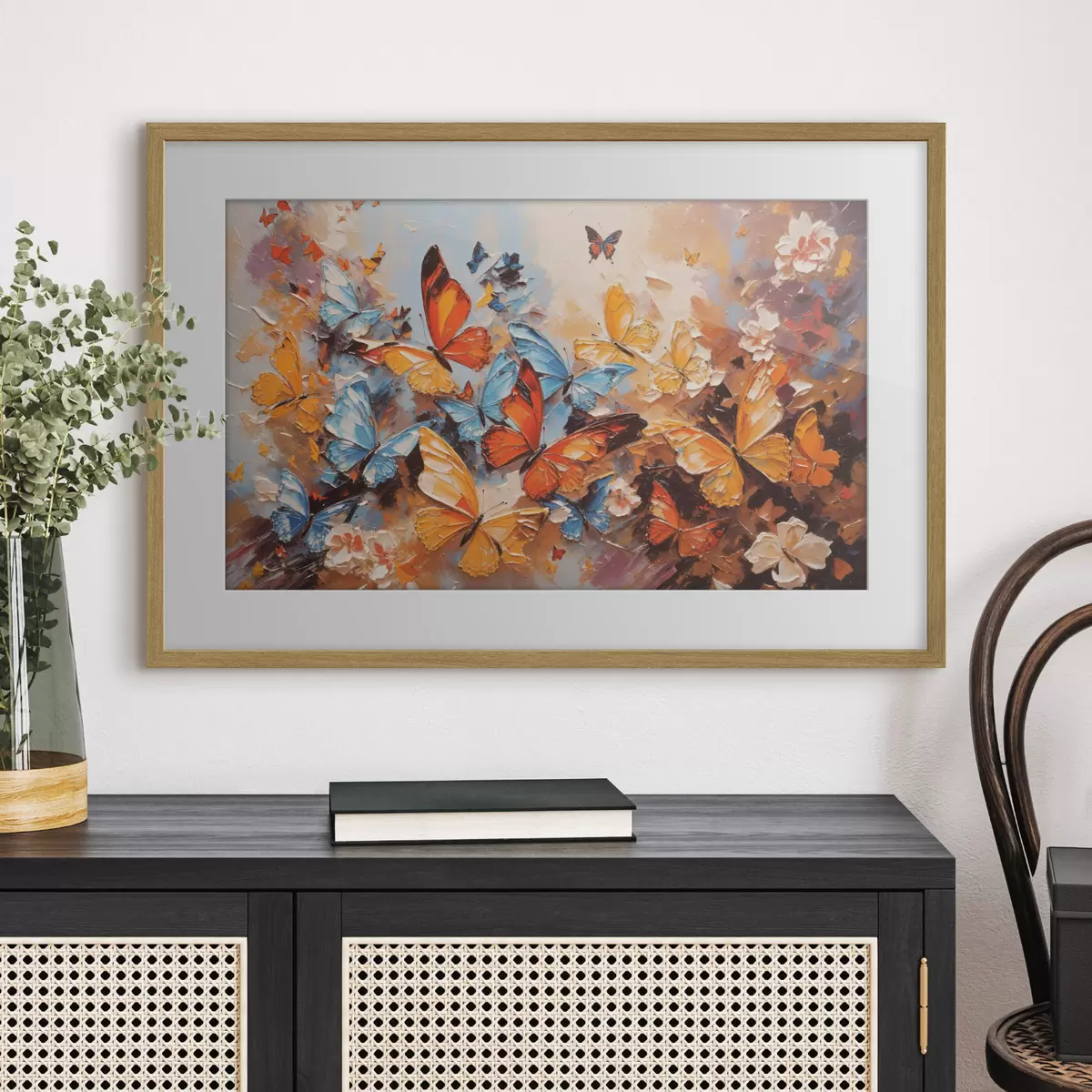 Poster Slancio di colore f35824