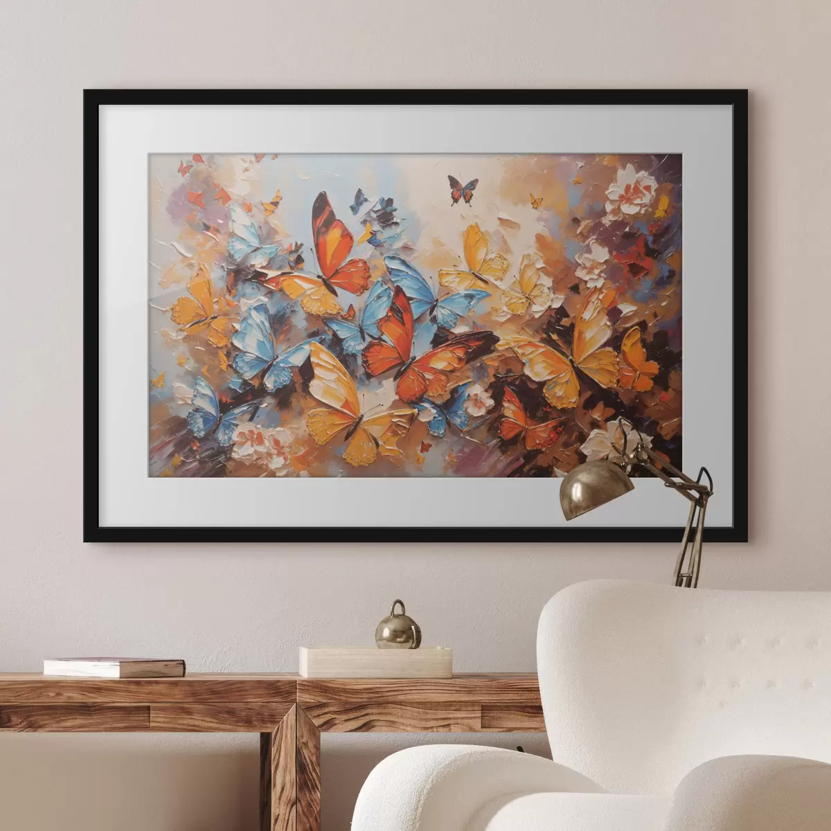 Poster Slancio di colore f35824