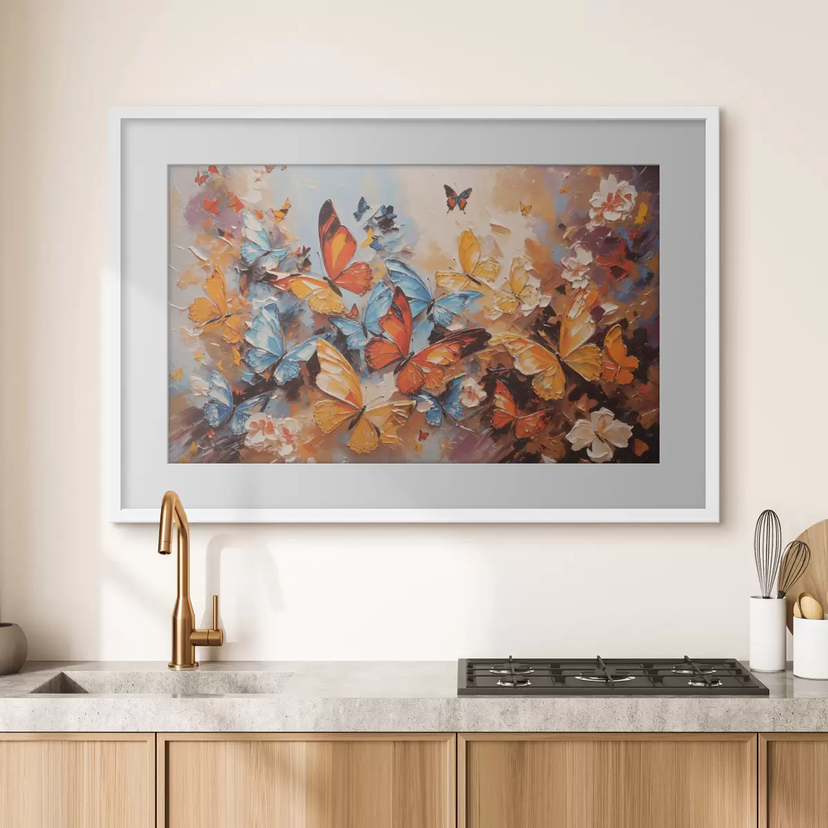 Poster Slancio di colore f35824
